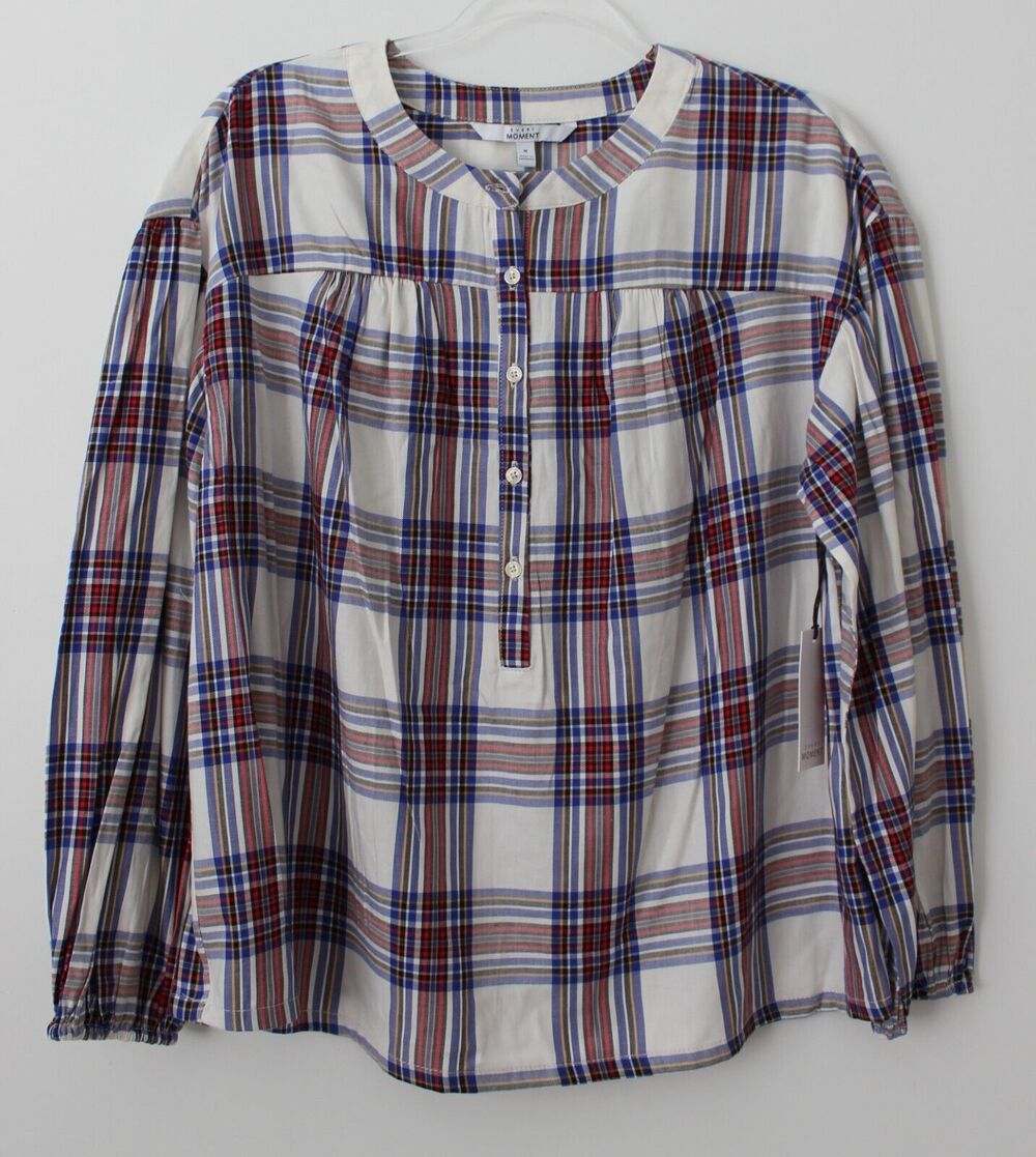 Every Moment Volume Top Long Sleeves Multicolor Size M NWT
